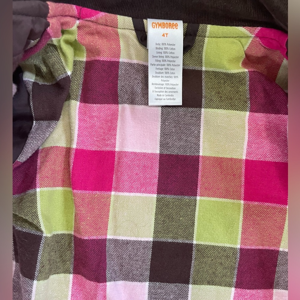 Quilted Brown Coat - Picture 6 of 7